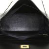 Bolso de mano Hermes Kelly 35 cm en cuero box negro - Detail D2 thumbnail
