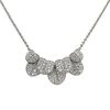 Fred Une île d'or necklace in white gold and diamonds - 00pp thumbnail
