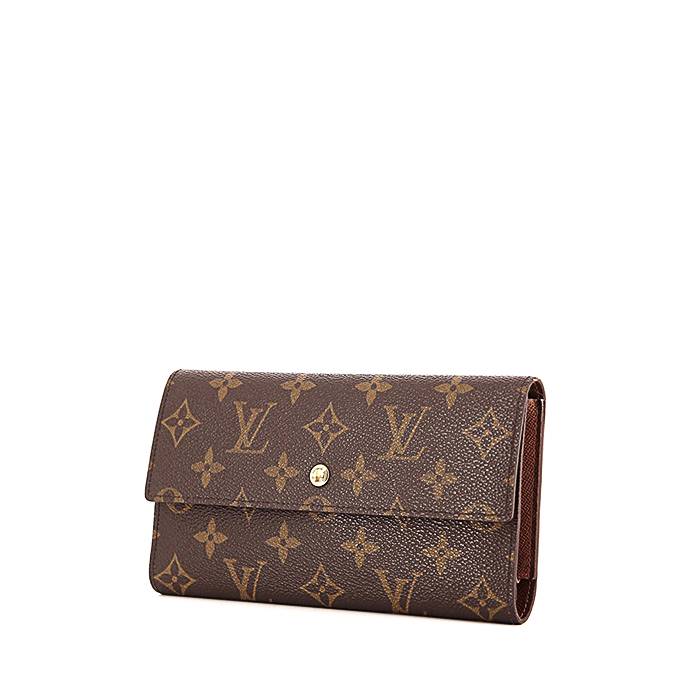  Louis Vuitton Sarah - Monedero de lona, billetera