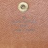 Louis Vuitton Sarah wallet in brown monogram canvas and brown leather - Detail D5 thumbnail