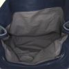 Bottega Veneta shopping bag in navy blue intrecciato leather - Detail D2 thumbnail
