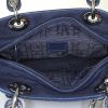 Dior Lady Dior medium model handbag in blue jean denim canvas and blue jean leather - Detail D2 thumbnail