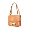 Hermes Constance handbag in gold box leather - 00pp thumbnail