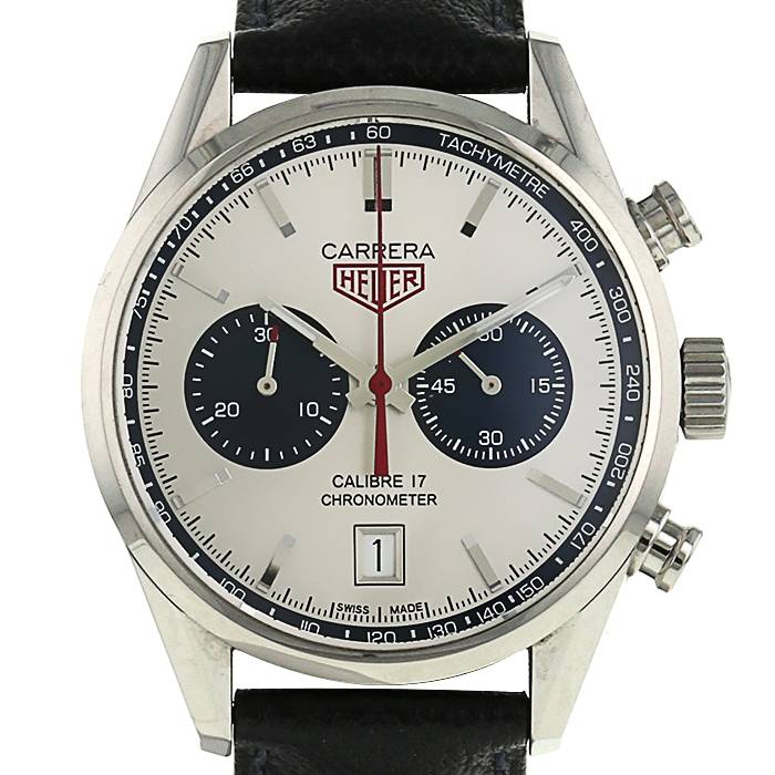 TAG Heuer Carrera Automatic Chronograph Tachymeter Wrist Watch 340267 |  Collector Square