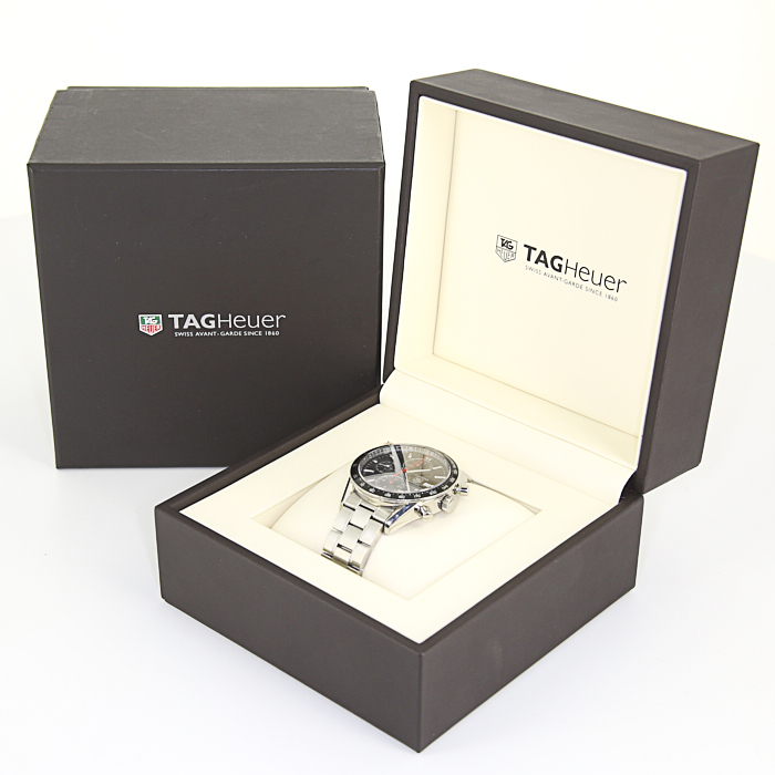 TAG Heuer Carrera Automatic Chronograph Tachymeter watch in stainless steel Circa  2006