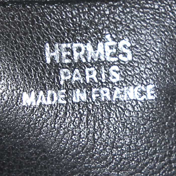 Borsa Hermes Vespa in camoscio nero - Detail D3