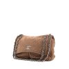 Chanel Timeless handbag in brown quilted suede - 00pp thumbnail