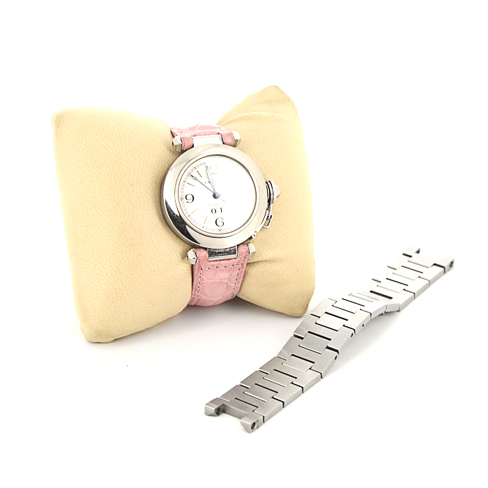 Montre Cartier Pasha en acier Ref :  2475 - Detail D2