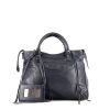 Balenciaga Classic City handbag in navy blue leather - 360 thumbnail