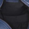 Sac à main Balenciaga Work en cuir bleu-marine - Detail D3 thumbnail