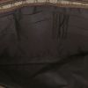 Porte-documents Gucci en toile monogram beige et cuir marron - Detail D2 thumbnail