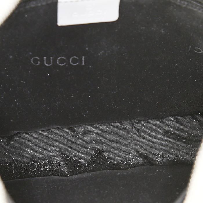 Borsa Gucci Bardot in pelle bianca - Detail D2