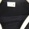 Gucci handbag in black canvas and white leather - Detail D2 thumbnail