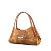 Tod's handbag in brown foal and brown leather - 00pp thumbnail