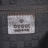 Gucci handbag in khaki canvas and brown leather - Detail D3 thumbnail