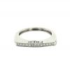 Fred Success Skinny ring in white gold and diamonds - 360 thumbnail