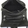 Chanel Choco bar handbag in black suede and black leather - Detail D3 thumbnail