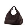 Bottega Veneta Campana large model handbag in brown intrecciato leather - 00pp thumbnail