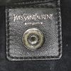 Borsa Yves Saint Laurent Mombasa in pelle nera decorazione con chiodi in metallo argentato - Detail D3 thumbnail
