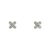 Chaumet Lien 1990's earrings in white gold and diamonds - 00pp thumbnail