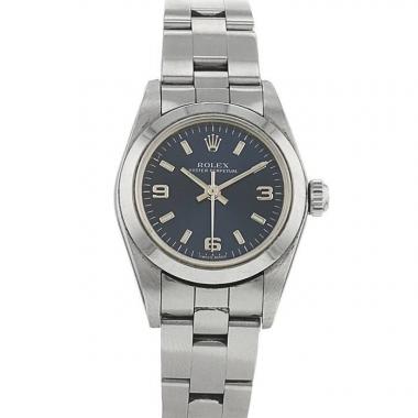 Montre Rolex Lady Oyster Perpetual en acier Ref :  76080 Vers  1998