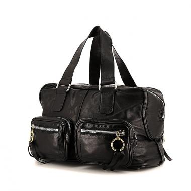 Bolso de mano Chloé en cuero negro