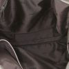 Shopping bag Tod's G-Bag in tela cerata color talpa e pelle color talpa - Detail D3 thumbnail
