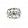 Cartier C de Cartier large model ring in white gold and diamonds - 360 thumbnail