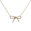 Tiffany & Co Bow necklace in yellow gold - 00pp thumbnail