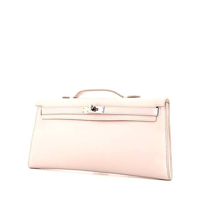 Hermès Kelly - Clutch pouch in varnished pink Swift leather