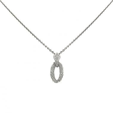 Collar Boucheron Serpent Bohème en oro blanco y diamantes