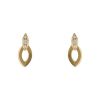 Paire de boucles d'oreilles Cartier Diadea en or jaune et diamants - 00pp thumbnail