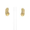 Paire de boucles d'oreilles Piaget Possession en or jaune et diamants - 360 thumbnail