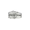 Vintage ring in 14k white gold and diamonds - 00pp thumbnail