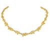 Articulated Vintage 1970's necklace in yellow gold - 00pp thumbnail