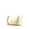 Chanel Timeless handbag in white furr and white leather - 00pp thumbnail
