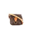 Louis Vuitton Saint Cloud shoulder bag in brown monogram canvas and natural leather - 360 thumbnail