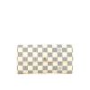 Portefeuille Louis Vuitton en toile damier azur et cuir blanc - 360 thumbnail