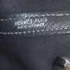 Hermes Garden en lona negra y cuero negro - Detail D3 thumbnail