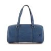 Sac à main Louis Vuitton Soufflot en cuir épi bleu - 360 thumbnail