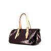 Louis Vuitton Rosewood handbag in purple monogram patent leather and natural leather - 00pp thumbnail