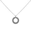 Dinh Van Cible large model necklace in white gold - 00pp thumbnail