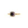 Fred Pain de Sucre small model ring in pink gold,  diamonds and amethyst - 00pp thumbnail