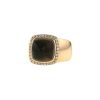 Fred Pain de Sucre medium model ring in pink gold,  diamonds and smoked quartz - 00pp thumbnail