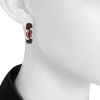 Pomellato Sassi earrings in pink gold and colored stones - Detail D1 thumbnail