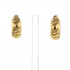 Bulgari Spiga earrings in yellow gold - 360 thumbnail