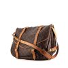 Louis Vuitton Saumur size XL shoulder bag in monogram canvas and natural leather - 00pp thumbnail