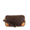 Louis Vuitton Marly pouch in monogram canvas and natural leather - 360 thumbnail