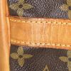 Shopping bag Louis Vuitton petit Noé in tela monogram cerata e pelle naturale - Detail D4 thumbnail