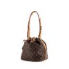 Louis Vuitton petit Noé small model handbag in monogram canvas and natural leather - 00pp thumbnail